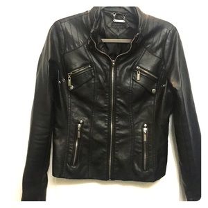 Faux Leather jacket.